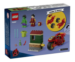 Lego Marvel, Iron Man med motorcykel og Hulk (76287)