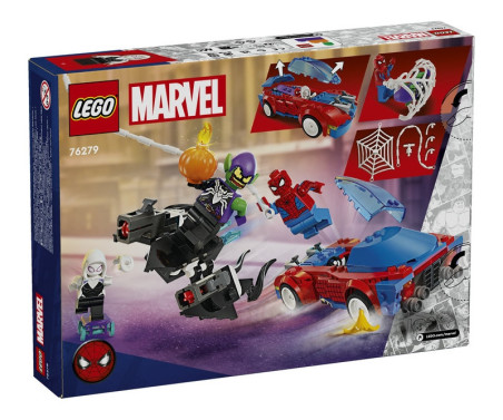 Lego Marvel, Spider-Mans racerbil og Venom Green Goblin (76279)