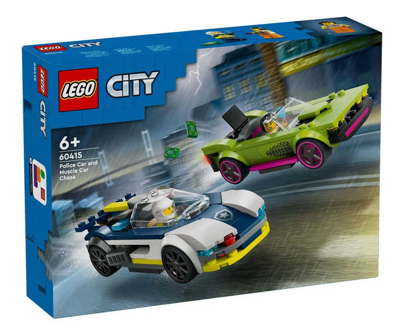 Lego City, Biljagt med politi og muskelbil (60415)