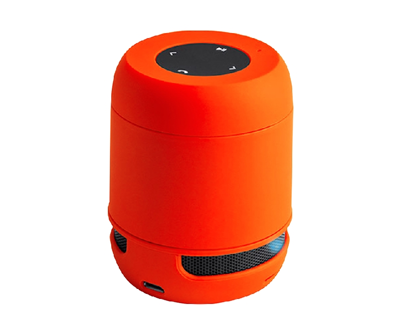 USB Bluetooth speaker orange Wireless + SD-Slot