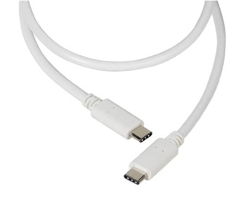 Vivanco USB-C/USB-C 2.0 kabel 1.2 m Hvid