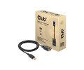 Club 3D CAC-1012 DisplayPort til VGA adapterkabel 2 m Sort