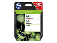 HP 364 InkJet Combo Pack - N9J73AE - 4 farver