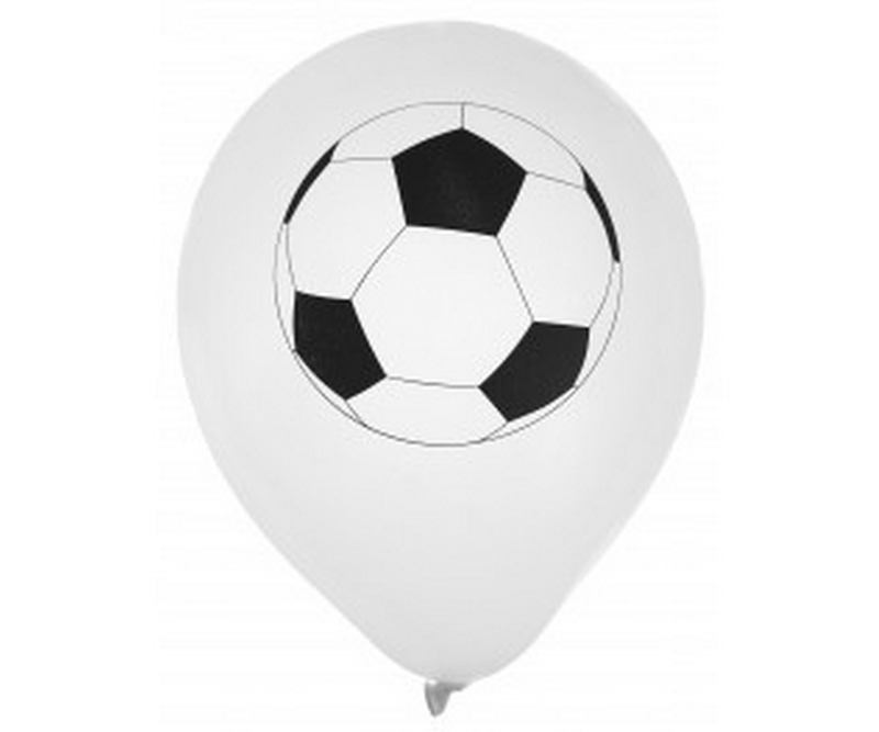 Globos Ballon  - Fodbold , 6 stk.