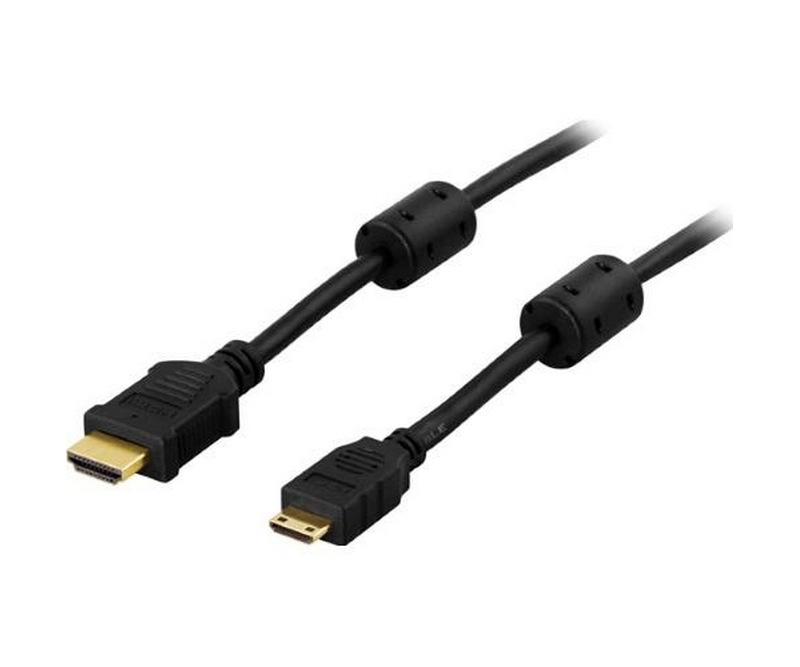 HDMI kabel til HDMI mini kabel - 1 meter