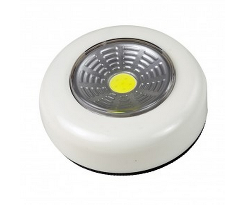Arcas COB tryk lampe LED - hvid