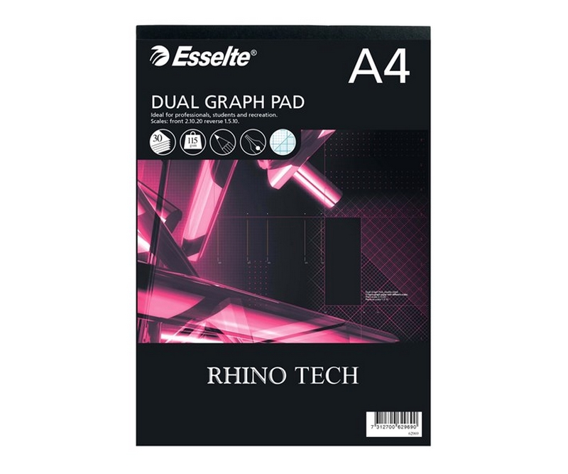 Esselte Millimeterblok -Rhino Tech - A4 - 30 ark