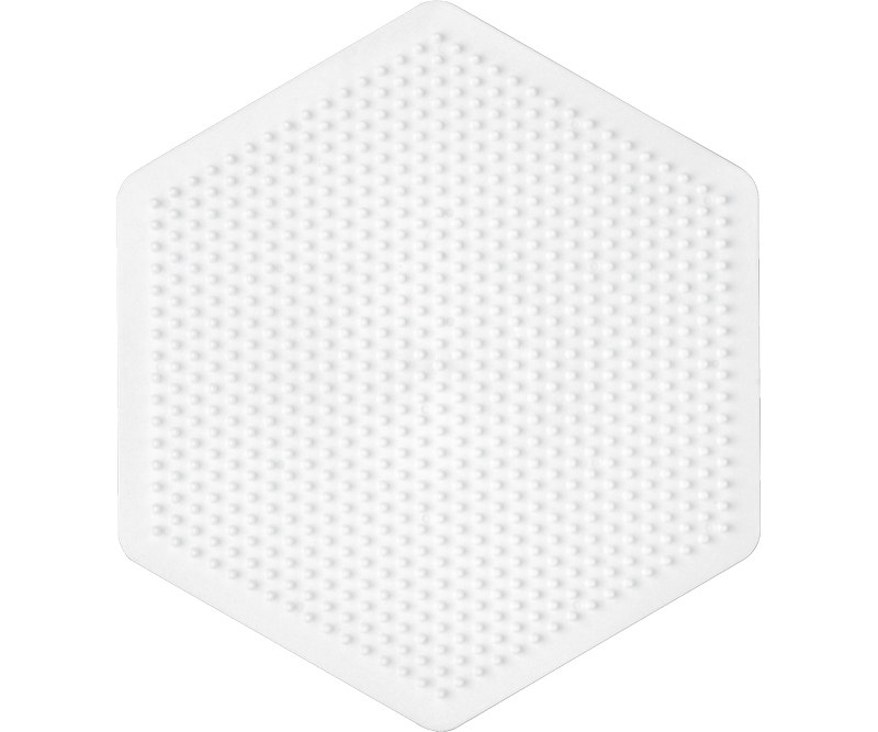 HAMA Midi perleplade sekskant hvid - No. 276