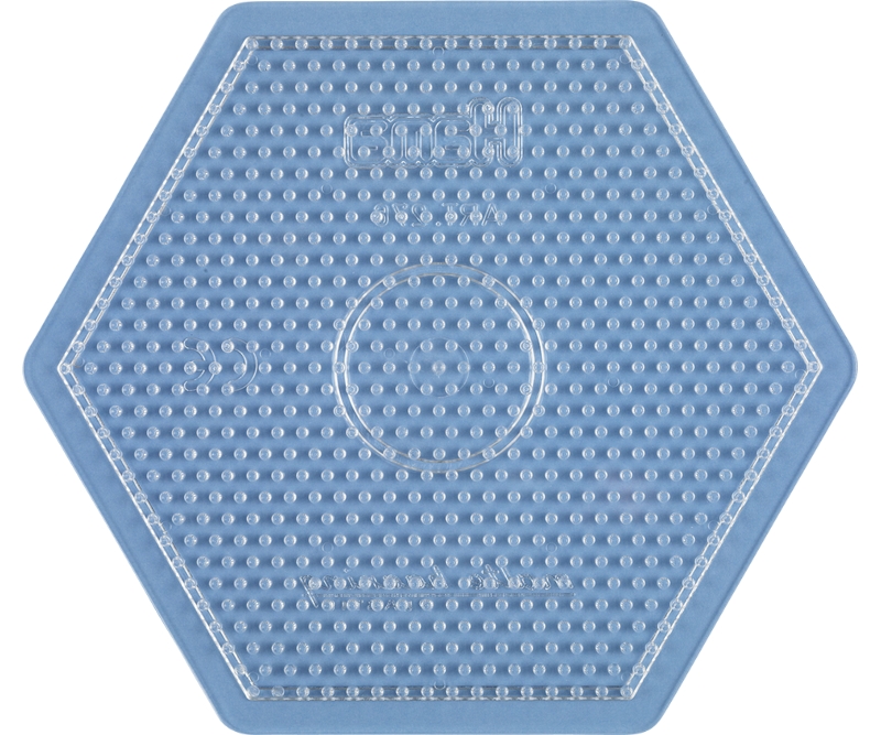 HAMA Midi perleplade sekskant Transparent - No. 276TR