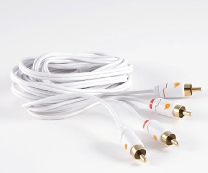 Qnect RCA kabel 2xRCA han - 2xhan Stereo, 3m