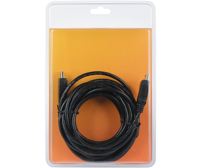 Qnect DisplayPort kabel 1.2 UHD 20-pin han - han, 5m
