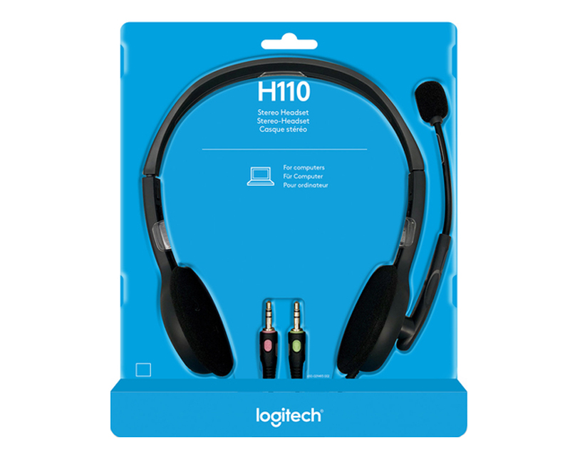 Logitech Stereo Headset H110 Kabling Headset