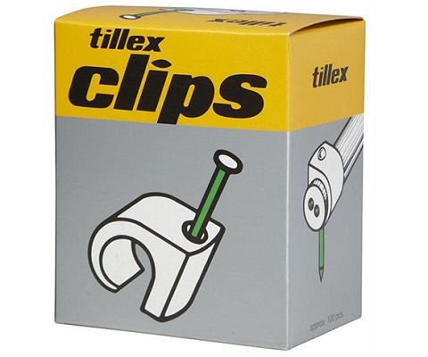 Tillex Clips 3-5, 16mm 100 stk. rund, klar