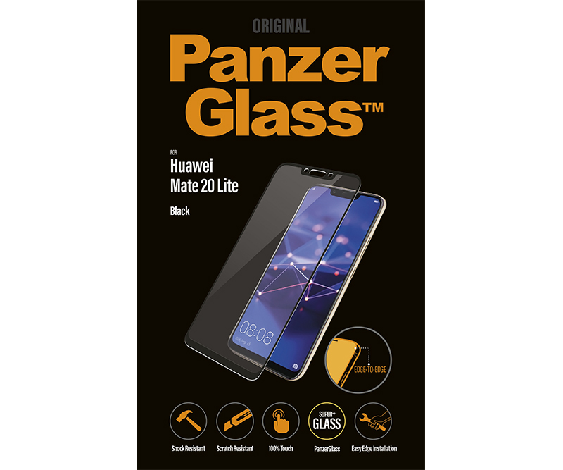 Huawei Mate 20 Lite Black Panzer Glass