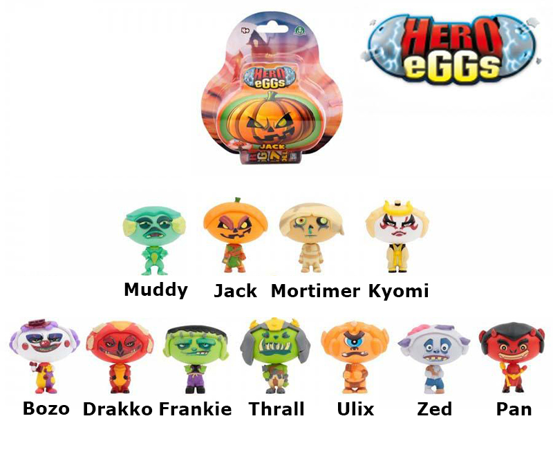 Hero Eggs Single Blister - 12 Forskellige