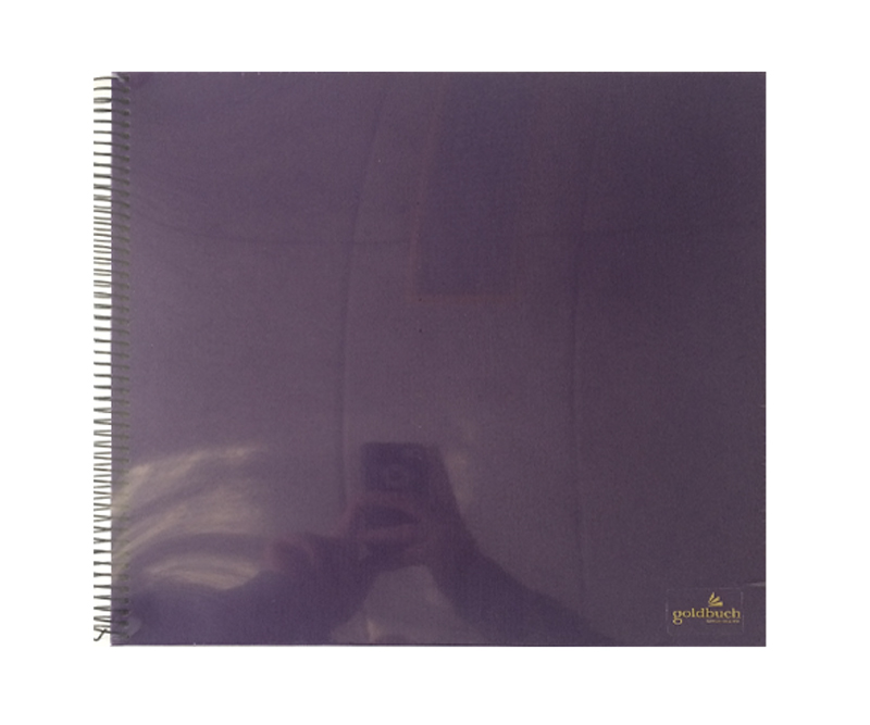 Goldbuch foto album - 34x30 - Lilla (Sort Kant)