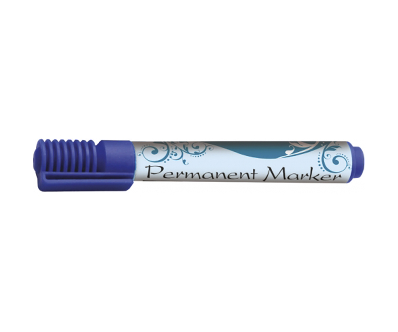 Permanent marker 2-5mm. - Blå