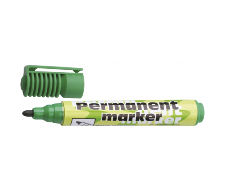 Permanent marker 2-5mm. - Grøn