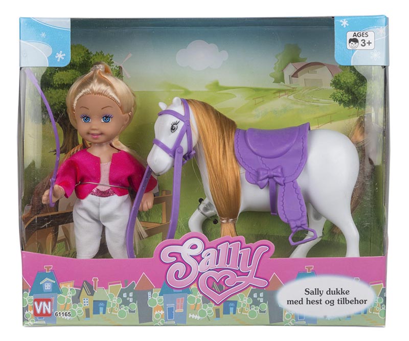 Sally med pony