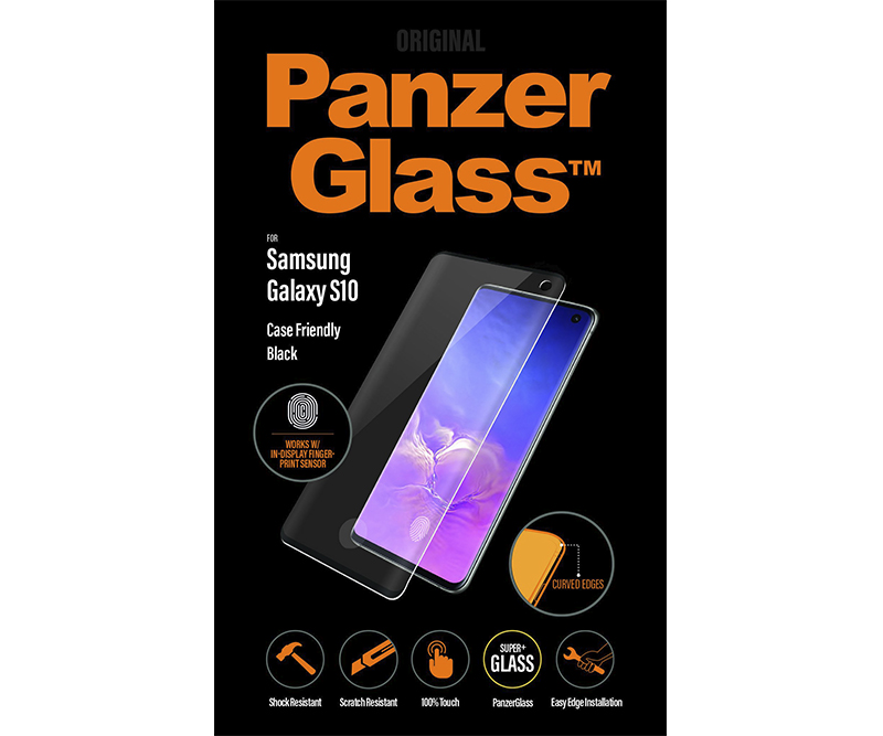 PanzerGlass Samsung Galaxy S10 - Sort