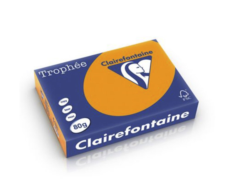 Clairefontaine Trophee A4 Orange 80g 500 stk