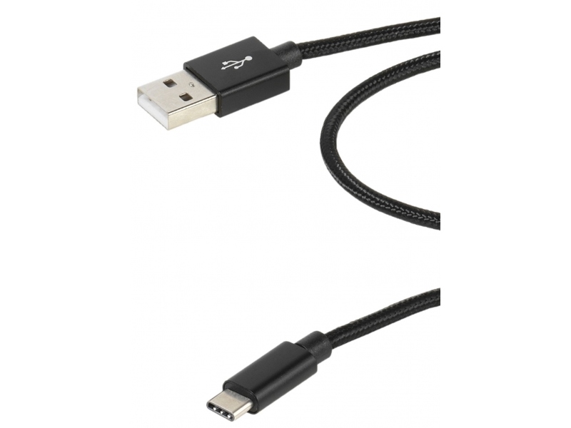 Vivanco Longlife USB-C til USB-A 2.0 kabel 1,5m sort