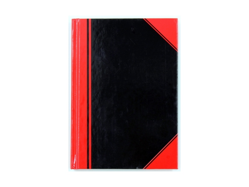 Kinabog A7 sort/rød 160 sider