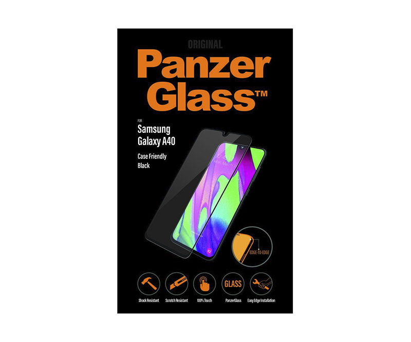PanzerGlass Samsung Galaxy A40 - Sort
