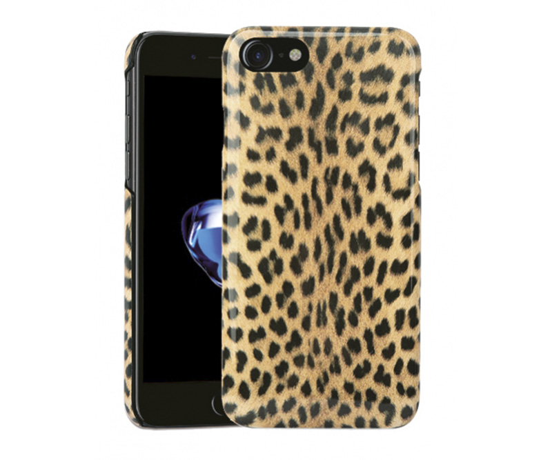 Vivanco Slim Cover iPhone 8/7/6 Furry Leopard