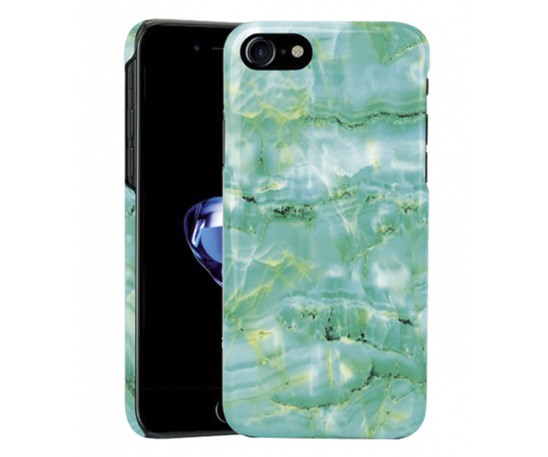Vivanco Slim Cover iPhone 8/7/6 Marble Green