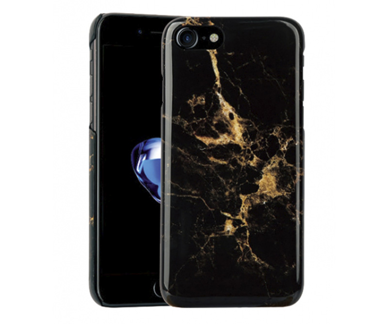Vivanco Slim Cover iPhone 8/7/6 Black Gold