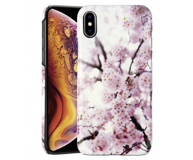 Vivanco Slim Cover iPhone X/XS Cherry Blossom