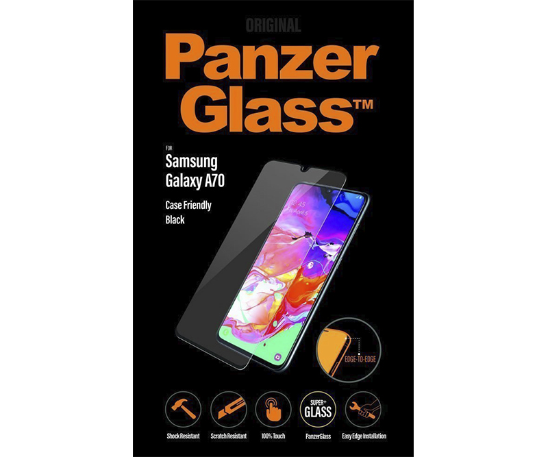 PanzerGlass Samsung Galaxy A70 sort