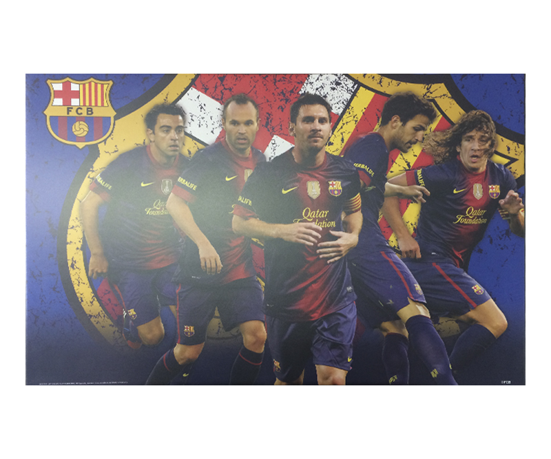 Skrivebordsunderlag - FC Barcelona 38,5 x 58,5 cm
