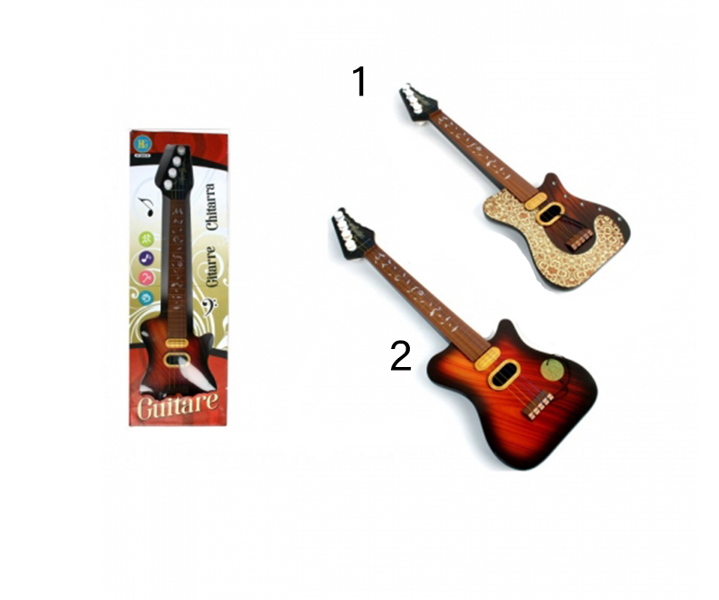 Guitar - 4 strenge - 2 forskellige farver