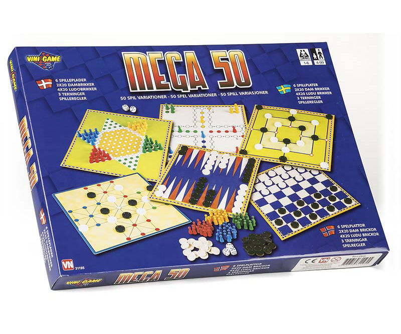 Mega 50 med 6 Spillerplader