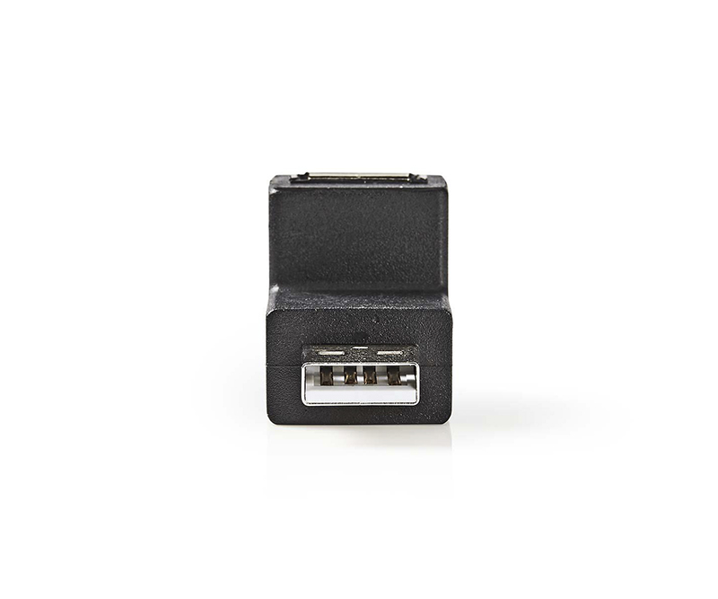 Nedis USB 2.0-adapter, 270° vinklet - Sort
