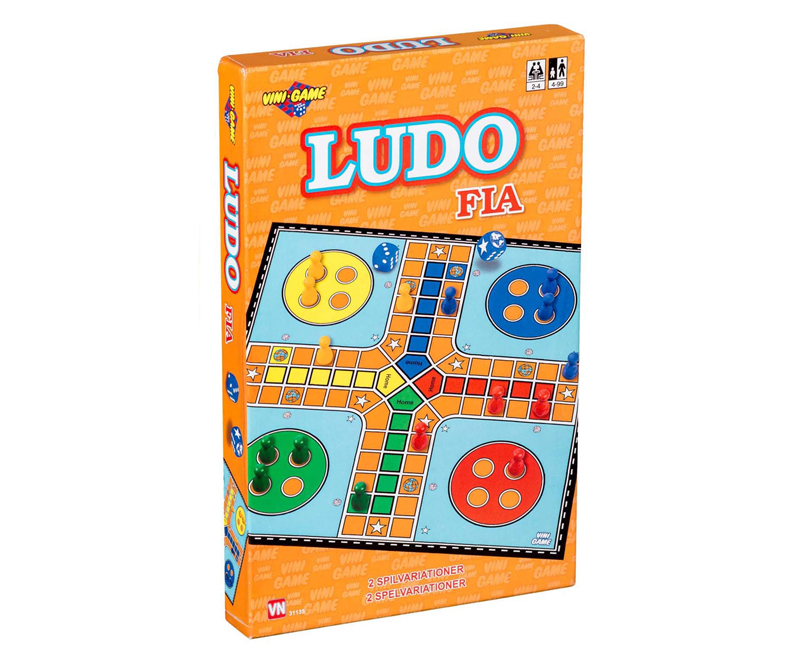 Ludo spil - 2 variationer - 2-4 spillere