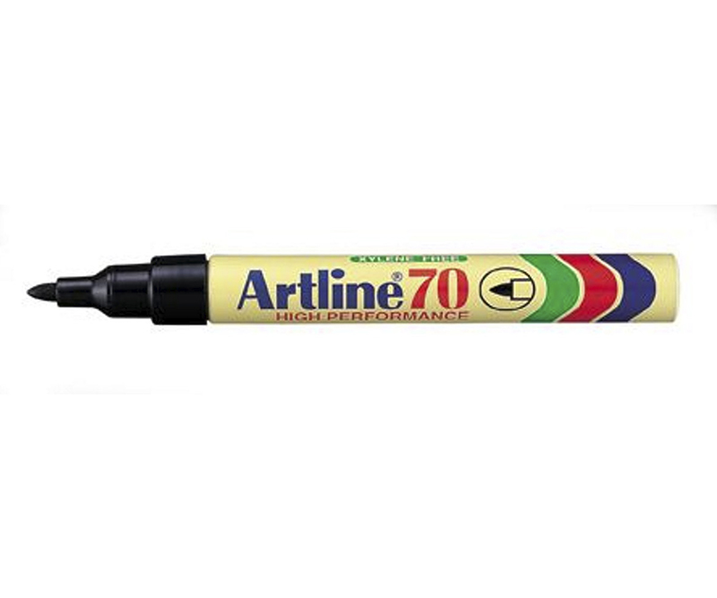 Artline 70 marker, Permanent marker, Sort 1,5mm