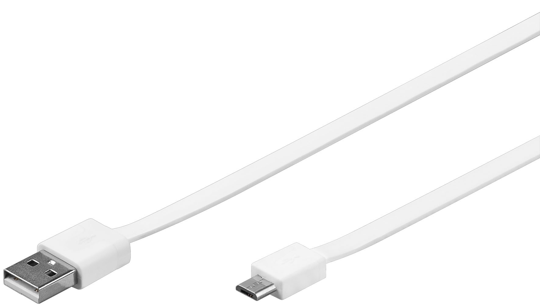 Goobay USB- Micro USB flat cable 1 meter
