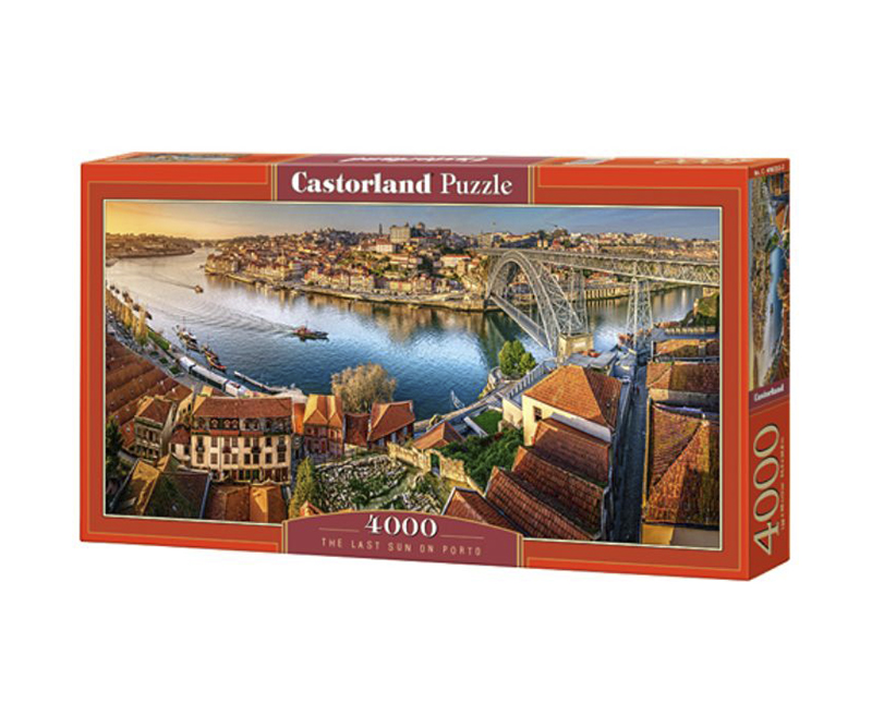 Puslespil - Solnedgang over Porto 4000 brikker