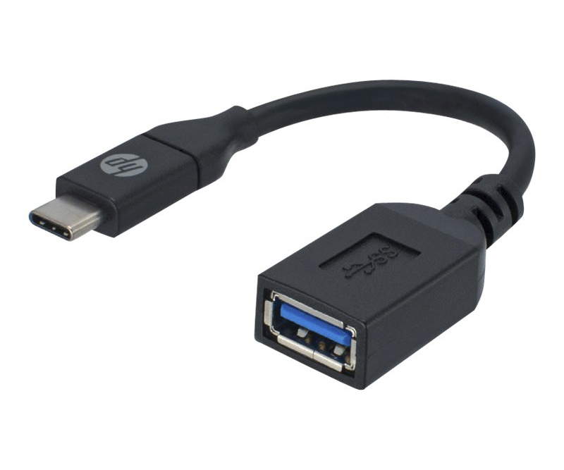 HP USB 3.0 USB-C adapter Sort