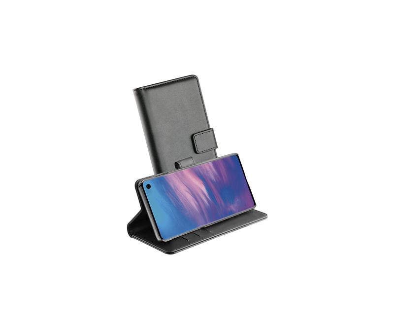 Vivanco Samsung Galaxy S10e Bogcover inkl. Kreditkort og stående funktion - Sort