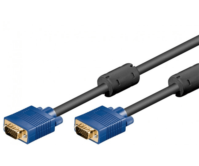 VGA kabel blå stik