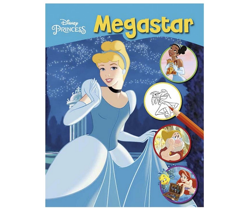 Disney Princess Malebog 128 sider + stickers