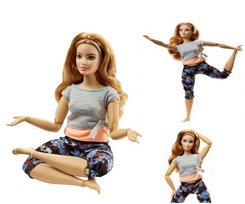 Barbie  Made to Move Dukke - Yoga Tema - Lys hud