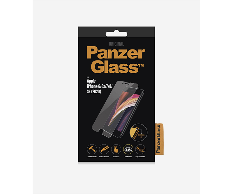 PanzerGlass skærmbeskytter til iPhone 6/6S/7/8/SE (2020)