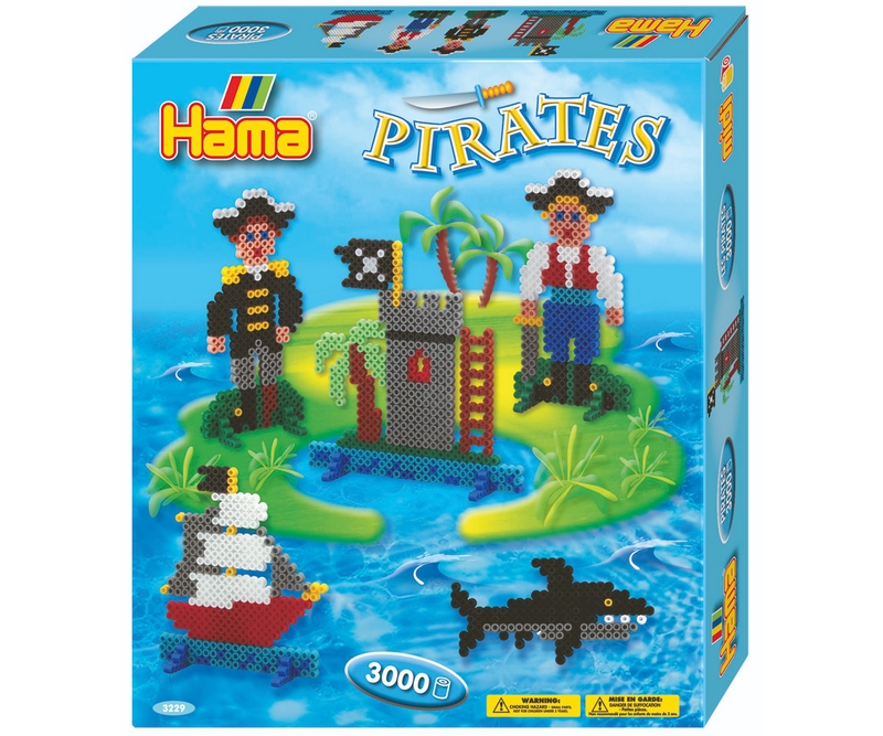 Hama Midi  - Pirates - gaveæske (no. 3229)