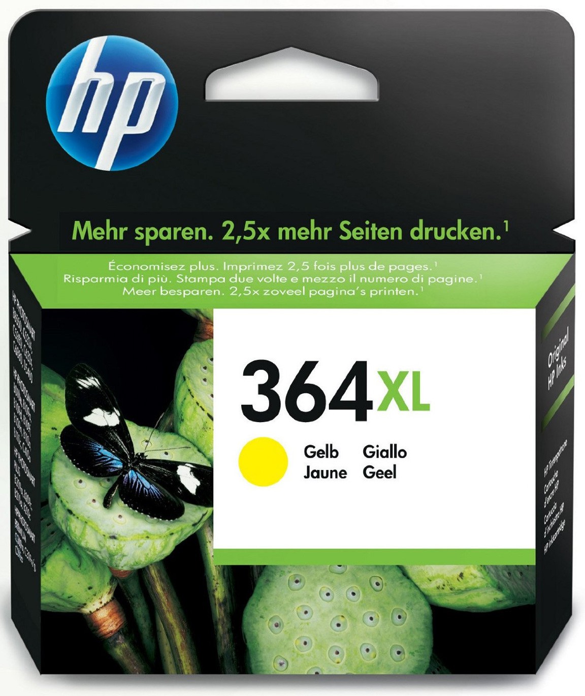 HP 364XL Inkjet - Yellow - CB325EE
