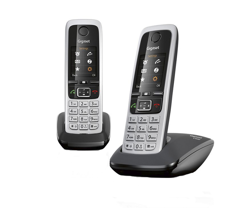 Gigaset C430 DUO trådløs telefon - Sort/Sølv